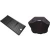 Char-Broil 140 766 - Copertura per Grill Barbecue con 3-4 Fuochi, Nero & Piastra per grill a 3 fornelli