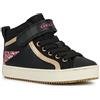 Geox J Kalispera Girl M, Scarpe da Ginnastica, Nero (Black Dk Pink), 26 EU