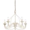 Ideal Lux Lampadario a sospensione Corte sp5 bianco antico di Ideal Lux