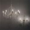 Ideal Lux Lampadario a sospensione Corte sp8 bianco antico di Ideal Lux