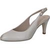 CAPRICE décolleté da Donna in Pelle, Grigio (Stone Perlato), 37 EU