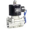 BACOENG AC 220V 1/2 Elettrico elettrovalvola Acciaio Inossidabile Solenoid Valve per Acqua Aria Olio NC