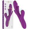Intense Ateneo Rechargeable Multifunction Vibrator 7 Vibrations with Swinging Motion & Sucking Purple