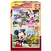 Educa - 2 Puzzles in legno per bambini con 25 pezzi | Disney Mickey and Friends. Raccomandato da 4 5 6 anni (18876)