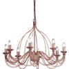 Ideal Lux Lampadario a sospensione Corte sp8 ruggine di Ideal Lux