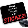 My Cust Tappetino Mouse Pad personalizzabile idea regalo Divertente scherzo frasi parolacce antistress sticazzi istinti istanti vita