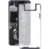 JIANG Phone Accessories Transparent Battery Back Cover with Adhesive for ASUS Zenfone 6 ZS630KL(Transparent)