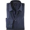 Olymp Uomo Camicia Business a Maniche Corte Level Five,Body Fit,Hellblau 10,39