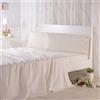 Sancarlos Aris Trio di Lenzuola Ricamate, Cotone, Beige, Matrimoniale, Letto 135