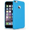 N NEWTOP Cover Compatibile per Apple iPhone 6 e 6S, Custodia TPU Soft Gel Silicone Ultra Slim Sottile Flessibile Case Posteriore Protettiva (Azzurro Newtop)