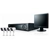 Samsung SDE-3170 4 Channel + 4 x Cameras + 17 inch LCD Monitor All-in-One System