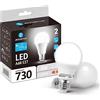 Aigostar Lampadina LED Sensore Crepuscolare, E27 Lampadina Con Sensore (6500K)