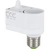 HAVA Adattatore E27, rilevatore di movimento HF, sensore crepuscolare, adatto a LED