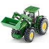 siku 1982, Trattore John Deere con caricatore frontale, 1:50, Metallo e Plastica, Verde, Multifunzionale