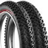Fincci Copertoni Mtb 26, Coppia Pneumatici Fat Bike 26 x 4.0 Policci - Pieghevole Fat Gomme 100-559, Copertoni per FatBike, Bici Elettrica, Mountain bike, Cros- Country - Confezione da 2 Accessori mtb