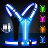 Fokia Kunbio Gilet Riflettente Running - LED Gilet Riflettente per Bicicletta, Lampada da Corsa, Gilet Fluorescente di Sicurezza, Gilet Luminoso per Bicicletta, Lampada da Jogging