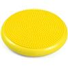 AFH-Webshop Balance - Cuscino gonfiabile con gommini, 35 cm, con pompa, colore: giallo, 35 cm
