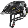 uvex quatro cc MIPS - sicuro casco MTB unisex - sistema MIPS - cchermo regolabile - black-jade matt - 52-57 cm