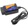CGEAMDY USB OBDII Connettore a Cavo Rove, USB per Auto V1.5 OBD2 Interfaccia, Cavo Diagnostico Scanner di Interfaccia per PIC18F25K80, Adattatore per Il Reset Guasti Motore del Veicolo Auto Cavo