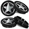 SkinoEu Compatibile con Coprimozzo VW Volkswagen 5G0601171XQI 66mm Copricerchi Tappi Ruota Cerchi Lega Ricambio CR 43