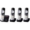Panasonic KX-TG6824 - Schnurlostelefon - Anrufbeantworter mit Rufnummernanzeige