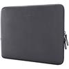 MOSISO Laptop Sleeve Compatibile con MacBook Air/Pro,13-13,3 pollici Notebook,Compatibile con MacBook Pro 14 2021 2022 M1 Pro/Max A2442,Pelle PU Imbottita Custodia Impermeabile Borsa, Spazio Grigio