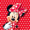 AG Design - Cuscino Decorativo Disney con Copertina - Minnie Mouse Disney - 40 x 40 cm, 1 Pezzo - CND 3126