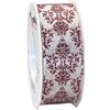 Präsent Nastro, Cream/Old Rose, 72 mm - 50 m
