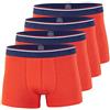 CC Clark Crown - Boxer da uomo, in morbido cotone, taglie M-XXL Confezione da 4 ciliegie pomodoro L