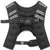 ProsourceFit Exercise Weighted Training Vest - 12lb, black