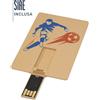 USB da 1 a 64GB pendrive personalizzata a forma di carta di credito personalizzate o neutre