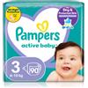 Pampers Active Baby Size 3 90 pz