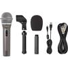 Samson SAQ2U Microfono dinamico plamare USB/XLR, Grigio