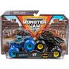 Monster Jam - Confezione da Due Originali con Batmobil vs. Megalodon - Autentici Camion Monster in Scala 1:64