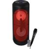 KARMA Cassa Bluetooth Potenza 20 Watt LED RGB colore rosso - HPS T252R