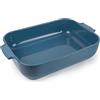 PEUGEOT - Teglia rettangolare in ceramica - 36 cm x 22 cm x 6,8 cm - Capacità: 3,8 L - Garanzia 10 anni - Made in France - Colore azzurro