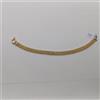 BRACCIALE DA DONNA A MAGLIA FUNE 4 FILI IN ORO GIALLO 18KT 7,05 GRAMMI (7188)