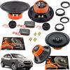 Hertz Evotuning Kit 6 Casse Altoparanti HERTZ DSK+DCX 165.3 ANT+POST per Hyundai iX35 dal 2010