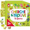 Janod - Il Mio Primo Cerca e Trova La Fattoria - Gioco da Tavolo per Bambini - Gioco di Osservazione - Dai 3 Anni, J02454