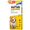 Elanco AdTab Compresse Masticabili per Cani da 5,5 - 11 Kg - Confezione Da 3 Compresse