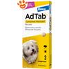 Elanco AdTab Compresse Masticabili per Cani da 2,5 - 5,5 Kg - Confezione Da 3 Compresse