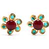 CHANEL Pre-Owned - Orecchini a clip Gripoix - Donna - metallo placcato in oro/vetro - Taglia unica
