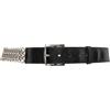 Hermès Pre-Owned - Cintura a catena - Donna - pelle/metallo placcato in argento - 80 - Nero