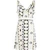 PUCCI Pre-Owned - Abito corto con cintura - Donna - rayon - 40 - Bianco