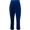 CHANEL Pre-Owned - Pantaloni dritti crop Pre-owned anni '90-2000 - Donna - cotone/rayon/spandex/elastam - Taglia unica - Blu