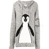 CHANEL Pre-Owned - Felpa con cappuccio 2007 - Donna - seta/nylon/cashmere/lana/poliammide/mohair - Taglia unica - Grigio