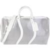 Louis Vuitton Pre-Owned - Borsa da viaggio Keepall Bandoulière 50 - Donna - PVC - Taglia unica - Bianco