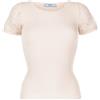 Prada Pre-Owned - Top con dettaglio all'uncinetto - Donna - cotone - 38 - Toni neutri