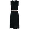 Prada Pre-Owned - Abito plissettato - Donna - viscosa/seta - 40 - Nero