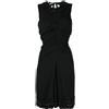 Prada Pre-Owned - Abito smanicato con ruches - Donna - viscosa - 38 - Nero